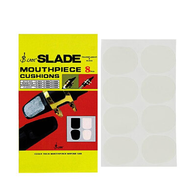 

Wind Instrument Accessories 8pcs Alto Tenor Saxophone Clarinet Mouthpiece Cushions Patches Pads White 03mm Thickness