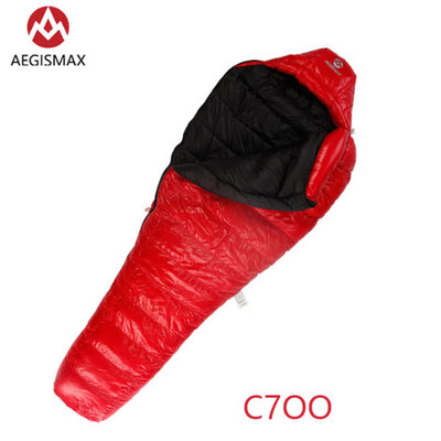 

AEGISMAX Camping Sleeping Bag Envelope Outdoor Camp Hiking White Duck Down