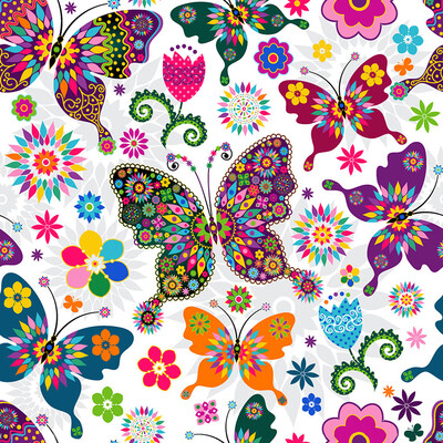 

5D Colorful Butterflies Image Diamond Painting DIY Pasted Cross Stitch Full Round Diamond Home Decoration Gift