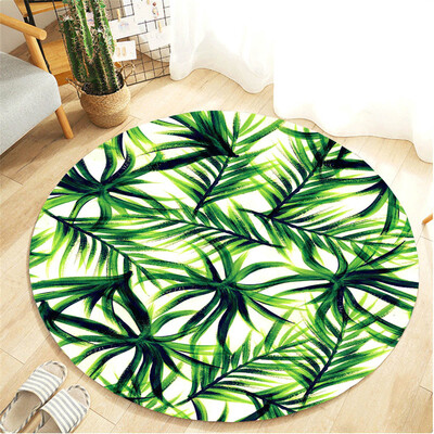 

〖Follure〗Botany Elements Blanket Round Bathroom carpet 60cm