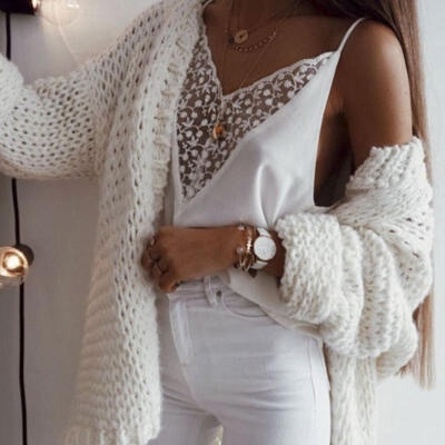 

Women Casual Chiffon Sleeveless Top Vest Blouse Ladies Summer Shirt Lace Tops