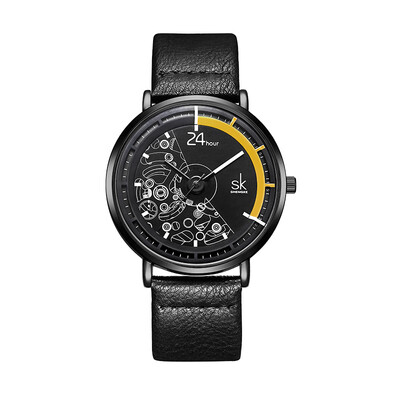 

2019 Shengke Women Watches Leather Fashion Quartz Ladies Wrist Watch Creative Clock Bayan Kol Saati Relogio Feminino Reloj Mujer