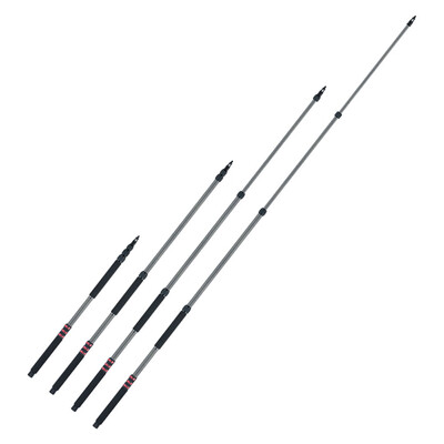 

3m98ft Lightweight Carbon Fiber 4 Sections Extendable Telescoping Microphone Boom Pole Arm Extension with 3kg66lbs Load Capaci