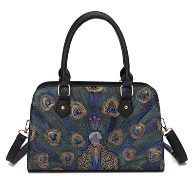 

Tailored Fashion Women Leather Animal Printing Zipper Crossbody Bag Shoulder Bag Hand Bag