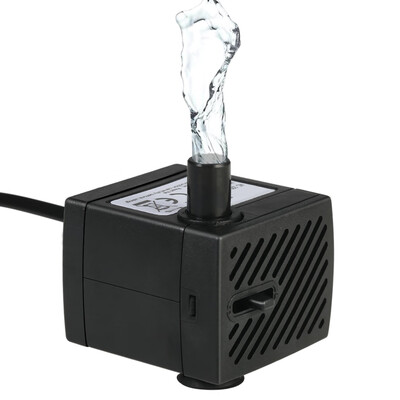 

280LH 4W Submersible Water Pump for Aquarium Tabletop Fountains Pond Water Gardens&Hydroponic Systems with One Nozzle 49ft1