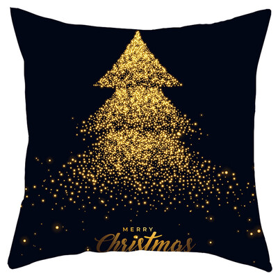 

Siaonvr Merry Christmas Short Plush Pillowcase Sofa Pad Set Home Decoration 18x18 Inch