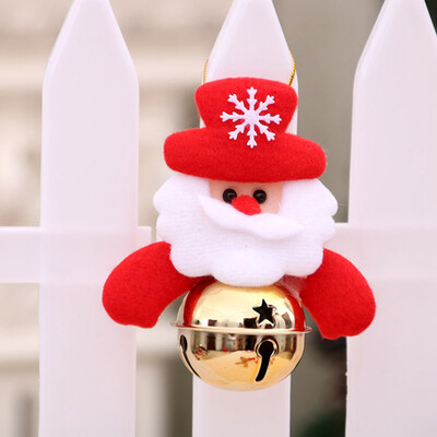 

New Fashion Christmas Decoration Accessories Christmas Tree Doll Bell Old Snowman Christmas Gift Decoration