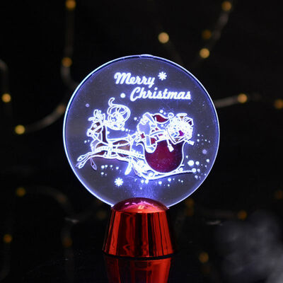 

Christmas 3d Acrylic Light Decoration Colorful Led Decorative Lights New Year Christmas Tree Desktop Decorations Party Supplies