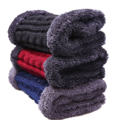 

Unisex Winter Knitted Scarves Windproof Gaiter Plus Soft Fleece Lined Thick Collar Outdoor Sports Riding Skiing Warmer Women Men
