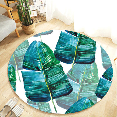 

Gobestart Botany Elements Blanket Round Bathroom carpet 55cm