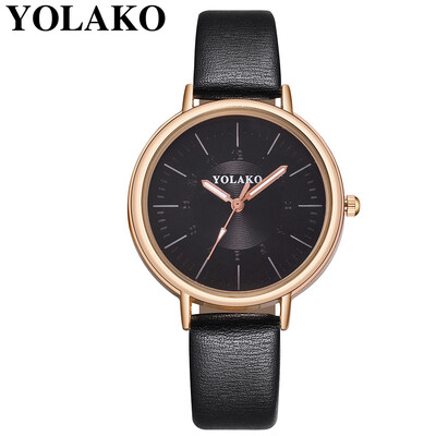 

YOLAKO Brand Fashion Women Rhinestone Wrist Watch Casual Luxury Leather Romantic Starry Sky Clock Relogio Feminino 533
