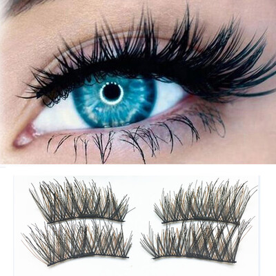 

〖Follure〗1 Pair 3D Magnetic False Eyelashes Lashes Reusable False Magnet