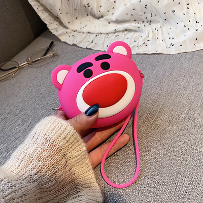 

Qiao Bani 2019 new Korean chic fashion cartoon cute silicone mini coin purse shoulder diagonal female bag