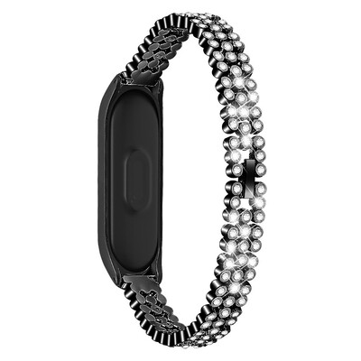 

ECSEM Metal Strap for Xiaomi MI Band 3 Smart Wristband Accessories Stainless Steel Bracelet for Mi Band 3