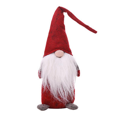 

Christmas Old Man Faceless Stand Doll Toy Home Hang Decorations Xmas Gift