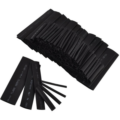 

127 pc Heat Shrink Wire Wrap Assortment Set Tubing Electrical Connection Cable