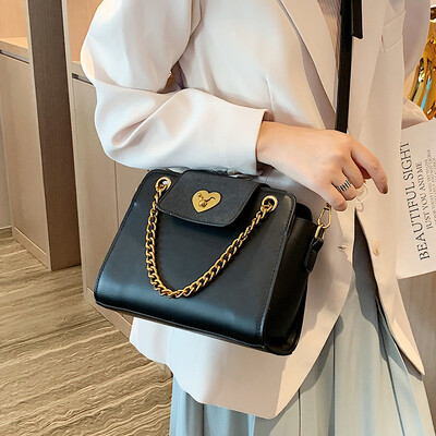 

Ins retro small bag female 2019 new Korean version of the wild chain handbag fashion single shoulder slung small square bag