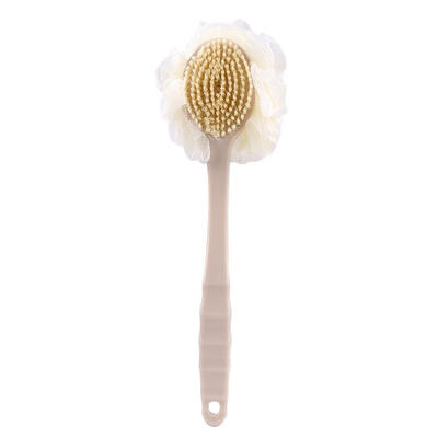 

2 in 1 Long Handle Bath Shower Back Brush Scrubber Skin Body Cleaning Tools