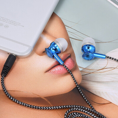 

35mm Wired Headphone In-Ear Headset Stereo Music Smart Phone Earphone Earpiece Hands-free with Microphone