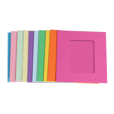 

DIY photo wall creative ten color paper hanging album combination