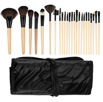 

Toponeto New 24 pcs Makeup Brush Set tools Make-up Toiletry Kit Wool Make Up Brush Set