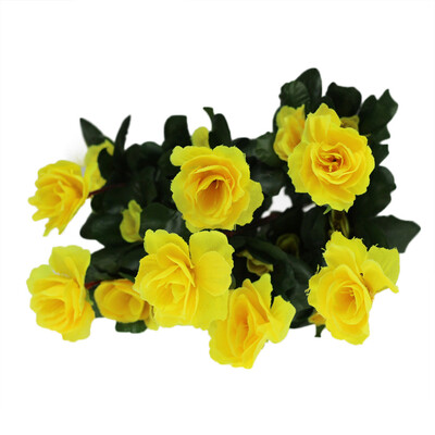 

Gobestart Artificial Bouquet Simulation Of Azalea Safflower Home Wedding Decoration