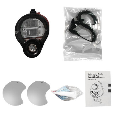 

Sea frogs ST-100-Pro Flash Strobe Diving Light Waterproof Max 100m328ft 5600K with Optic Cable for Sony Canon Fujifilm Nikon C
