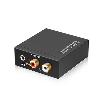 

Digital to Analog Audio Converter Optical Fiber Toslink Coaxial Decoder