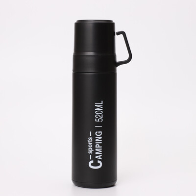 

JLUOY Double cover vacuum handle thermos stainless steel 13272