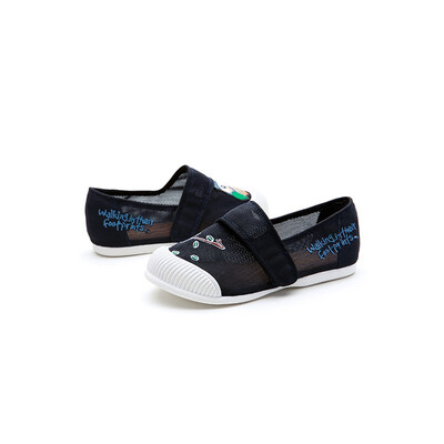 

JO&MARIO solid color flat bottom fashion hemp set foot comfortable breathable canvas casual shoes children shoes 14627