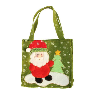 

Christmas Hanging Gift Bags Candy Bags Christmas Handbag Gift Holders Christmas Tree Ornament Pendant Home Decoration