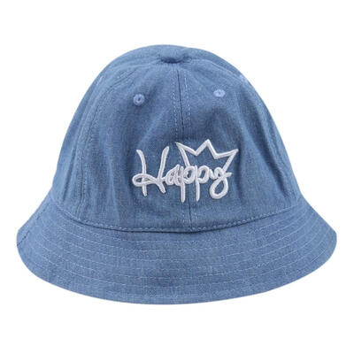 

New Fisherman Cowboy Hat Infant Baby Caps Cartoon English Alphabet Sun Hat