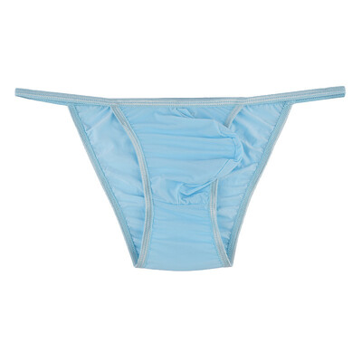 

Mens Sexy Bikini G String Briefs Thongs Low Waist Bulge Pouch Solid Underwear