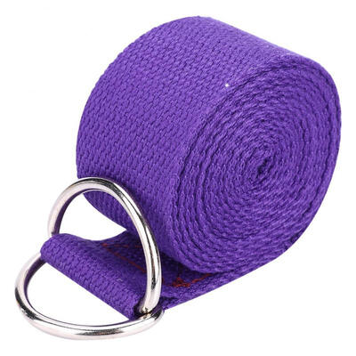 

Greensen Cotton Blends D Buckle Loop Stretching Exercise Yoga Strap Belt 18M Length