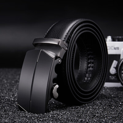 

BOSTANTEN mens belt automatic buckle youth mens leather belt business casual wild belt B4182041 black