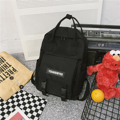 

Ins schoolbag female Korean version high school Baitao large capacity junior high school students college wind Shoulder Bag Backpa