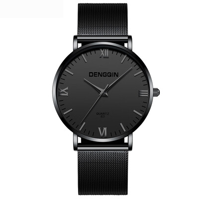 

Gobestart Fashion Quartz Date Watches Luxury Brand Stainless Steel Strap Mens Wrist Watch
