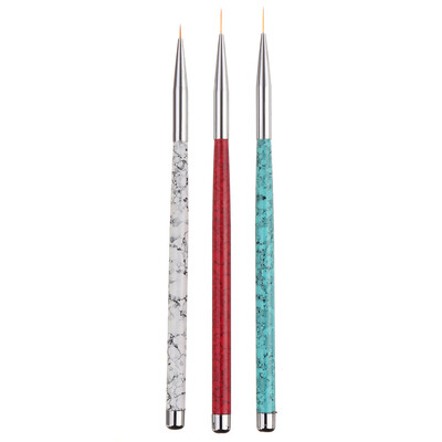 

〖Follure〗3pcs Nail Pens Dali Stone Grain Pull Pen Paint Pen Nail Art Pen