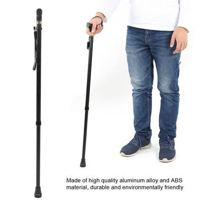 

Greensen Adjustable Folding Aluminum Alloy Cane Walking Stick Crutch for Elderly Mobility