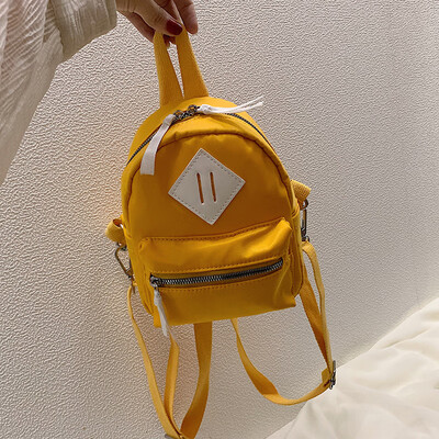 

Nylon backpack female Korean version of the new womens bag tide fashion Oxford cloth canvas bag mini ladies small backp
