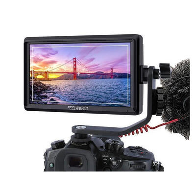 

FEELWORLD FW568 55 Inch 4K DSLR Camera Field Monitor IPS Full HD 1920x1080 Support HDMI Input Output Tilt Arm Power Output
