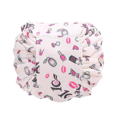 

Waterproof Large Capacity Cosmetic Bag Drawstring Makeup Case Storage Bags