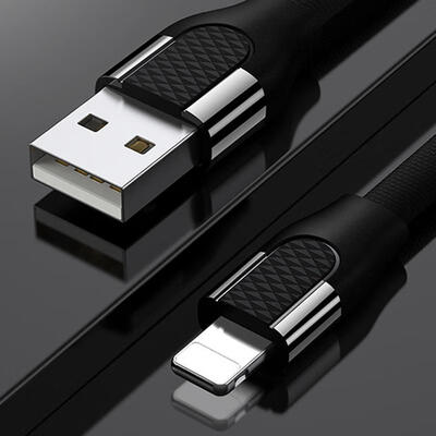 

JOYROOM M359 5V24A Lightning Cable Braided Fast Charging Cord For IPHONE-1m