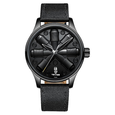 

TEVISE T836C Business Men Automatic Mechanical Watch Calendar Display Fashion Casual Timer 3ATM Waterproof Male Sport Wristwatch