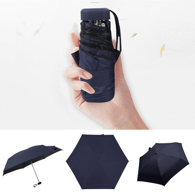 

JPGIF Flat Lightweight Umbrella Parasol Folding Sun Umbrella Mini Umbrella
