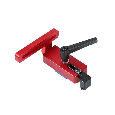 

45 Chute Aluminum alloy T-tracks Woodworking Miter Track Stop Chute Stopper for Woodworking Workbench