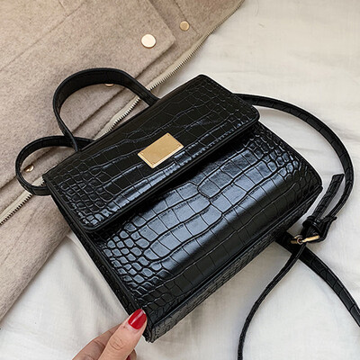 

2019 New Oblique Single-Shoulder Pocket Korean Style Crocodile Pack with 100 Pack