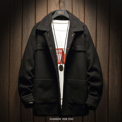 

Gobestart Mens Casual Trench Coat Fashion Long Sleeve Slim Overcoat Jacket Outwear