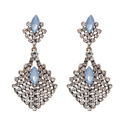 

JURAN 2 Colors New Arrival Unique Earrings High Quality Crystal Dangle Earrings For Women Lady Gift W1108-1