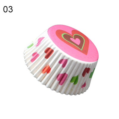 

100Pcs Lovely Cupcake Cake Paper Cup Baking Chocolate Glutinous Rice Tray Decor